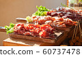 Parma ham in a banquet 60737478