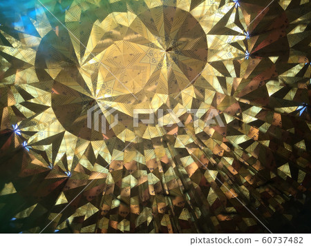 Kaleidoscopic image (shooting done with real Kaleidoscopic image (shooting done with real 60737482