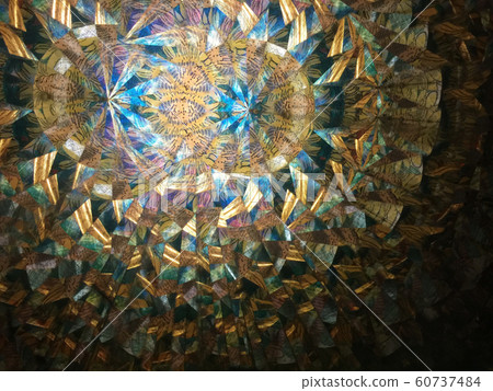 Kaleidoscopic image (shooting done with real 60737484