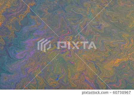 Abstract color background from liquid paints 60738967