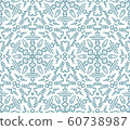 Abstract vector geometrical ornamental seamless pattern background 60738987