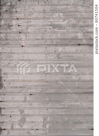 Old corrugated galvanized sheet as background. 60741504