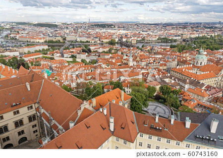 Prague skyline from St. Vitus Cathedral 60743160