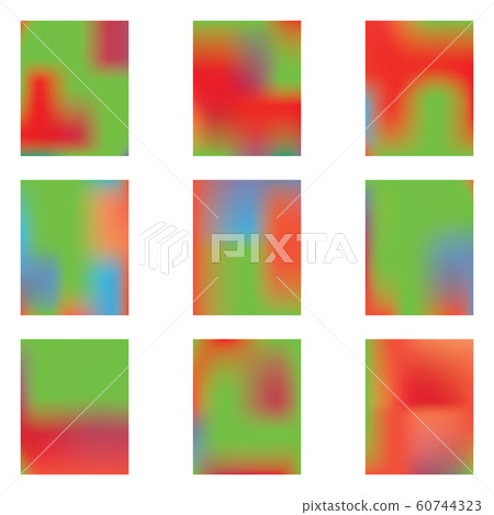 Gradient mesh painted in different colors. - Stock Illustration ...