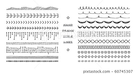 組手繪裝飾邊框 60745307