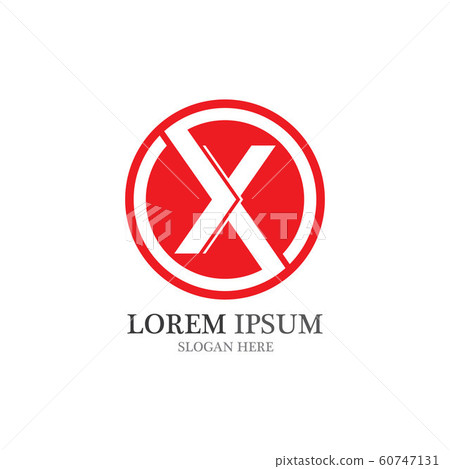 X Letter Logo Template vector icon X Letter Logo Template vector icon 60747131