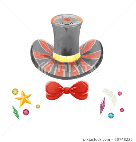 馬戲團禮帽和領結 60748225