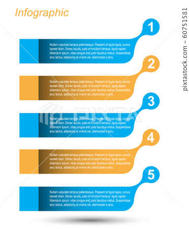 Info-graphic design template. Info-graphic design template. 60751581