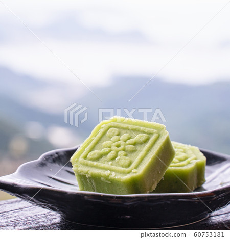 Mung bean cake, refreshment, pastry, tea house, Taiwan, Mid-Autumn Festival, Chinese Mung bean cake Mung bean cake, refreshment, pastry, tea house, Taiwan, Mid-Autumn Festival, Chinese Mung bean cake 60753181