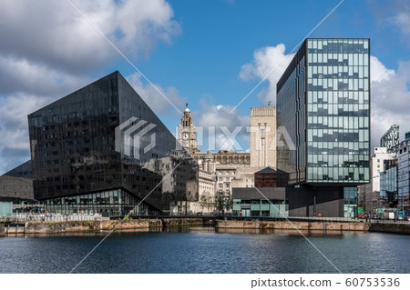 Waterfront city buildings 60753536