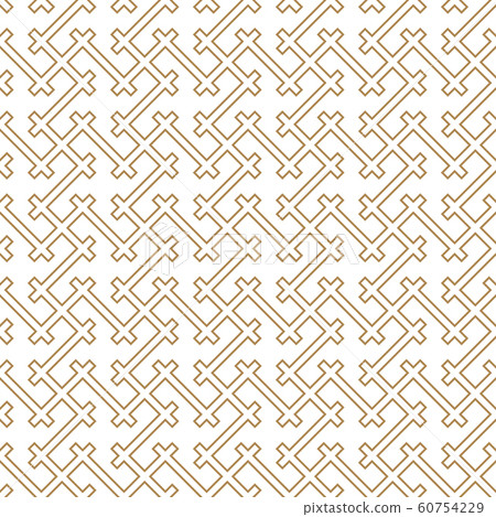 Seamless geometric pattern in golden and Seamless geometric pattern in golden and 60754229