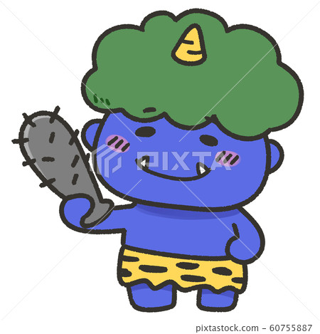 簡單可愛的藍色惡魔 60755887