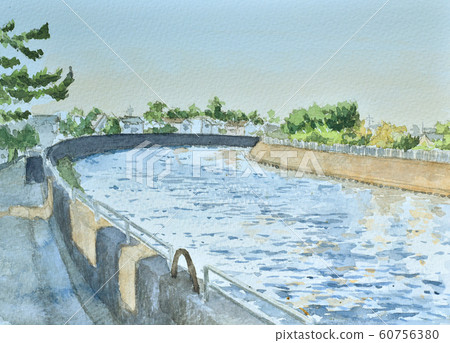 河口水彩附近的風景 60756380