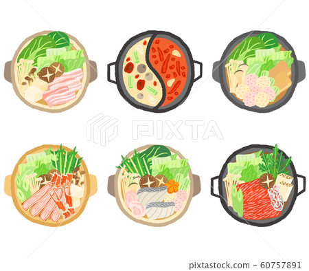 套鍋Yoroshibe火鍋雞肉餃子鍋蟹壽喜燒Sukiyaki 60757891
