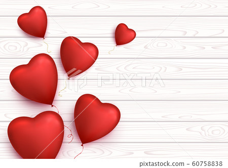 Valentine day banner. Vector poster. 60758838