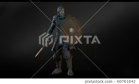 nordic viking 3d render illustration nordic viking 3d render illustration 60761642