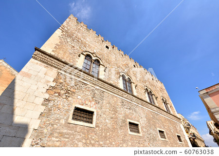 Italy, Sicily, Taormina landscape, a cityscape with a historical feel Italy, Sicily, Taormina landscape, a cityscape with a historical feel 60763038