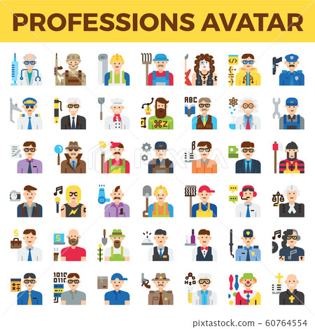 Professions and occupation avatar 60764554