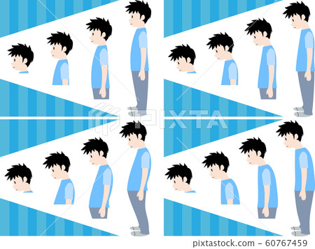 Good posture and bad posture 60767459