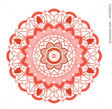 Mandala patterns on white background 60769871