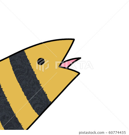 爬行動物的臉朝上的插圖(配置文件,vero,配置文件,可愛) 爬行動物的臉朝上的插圖(配置文件,vero,配置文件,可愛) 60774435