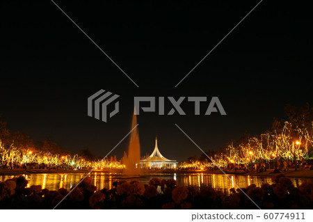 Night View of King Rama 9 Park Night View of King Rama 9 Park 60774911