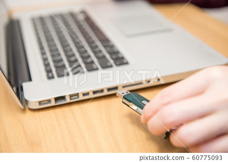 PC USB memory IT literacy Confidential Malware Laptop Laptop Data 60775093