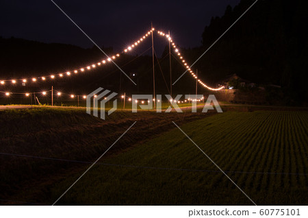 Obon's tradition, all lanterns / Rikuzentakata, Iwate Obon's tradition, all lanterns / Rikuzentakata, Iwate 60775101