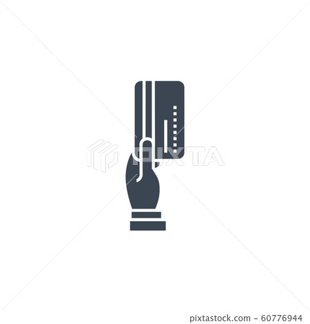 Credit Card Pay related vector glyph icon. Credit Card Pay related vector glyph icon. 60776944