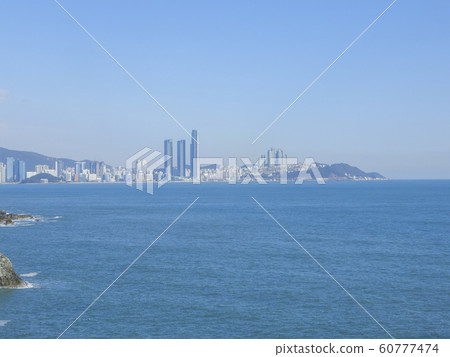 Scenery in the direction of Busan Haeundae 60777474