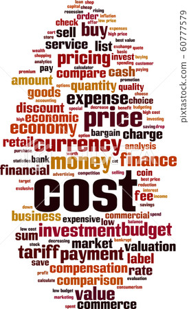 Cost word cloud 60777579
