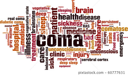 Coma word cloud Coma word cloud 60777631