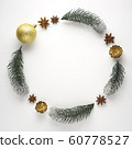 Christmas wreath. 60778527