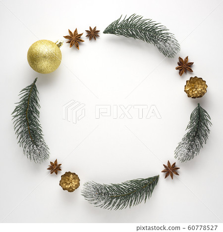 Christmas wreath. Christmas wreath. 60778527