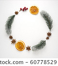 Christmas wreath. 60778529