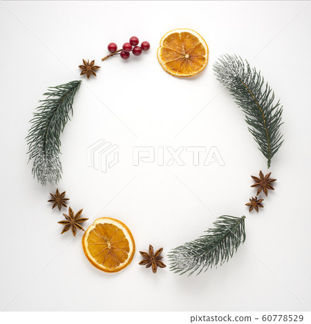 Christmas wreath. Christmas wreath. 60778529