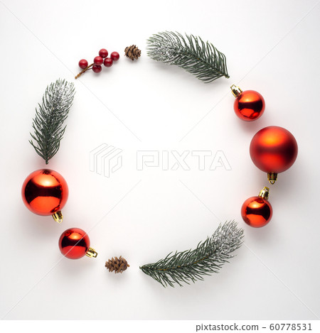 Christmas wreath. 60778531