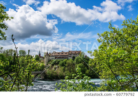 Laufen Castle at the Rhine Falls of Schaffhausen, 60779792