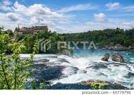 Laufen Castle at the Rhine Falls of Schaffhausen, 60779798
