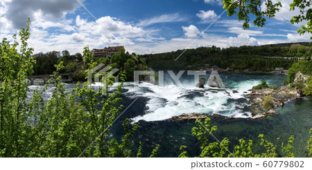 Laufen Castle at the Rhine Falls of Schaffhausen, 60779802
