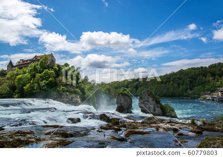 Laufen Castle at the Rhine Falls of Schaffhausen, 60779803