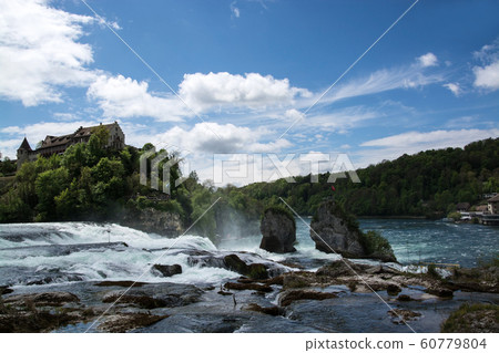 Laufen Castle at the Rhine Falls of Schaffhausen, 60779804