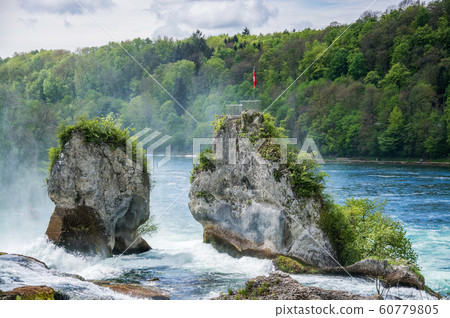 Laufen Castle at the Rhine Falls of Schaffhausen, 60779805