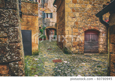 Sorano city street Sorano city street 60780945