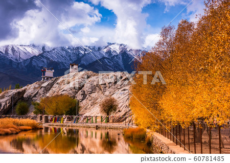 Himalayan mountain landscape along Leh Himalayan mountain landscape along Leh 60781485