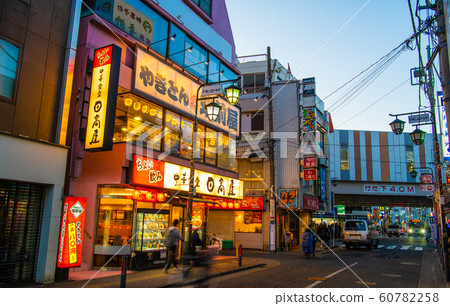 Yokohama cityscape in Japan View of Okurayama Station etc. from Lemon Road (back is "Greece-style" shopping street, Okurayama Elm Street) 60782258