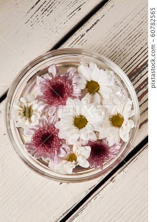 Aroma bowl on wooden background. 60782565