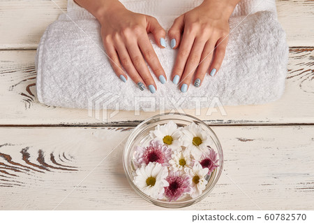 Spa treatments for hands. Manicure salon. 60782570
