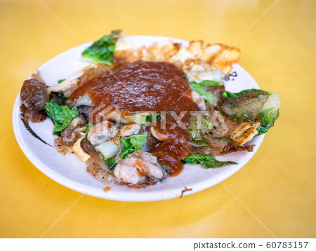 Taiwan traditional snack of oyster omele, Taiwan Delicacies, Taiwan Street Food 60783157