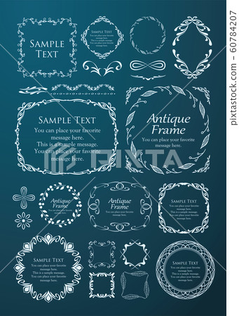 Antique frame material decoration 60784207